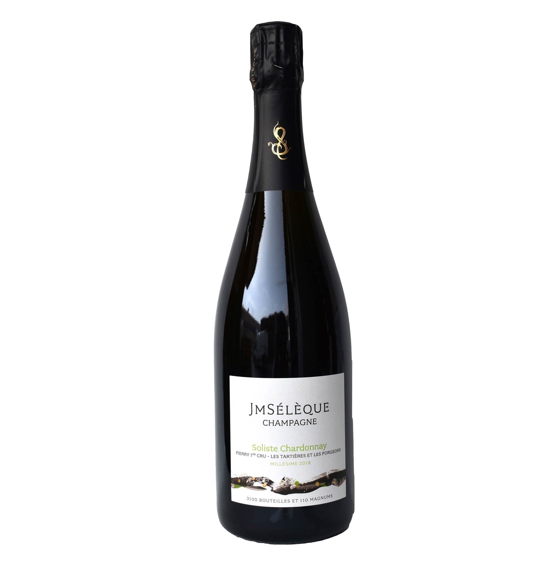 Champagne Extra Brut Blanc de Blancs 1er Cru Les Tartières Porgeons “Soliste Chardonnay” 2018 - J-M Sélèque