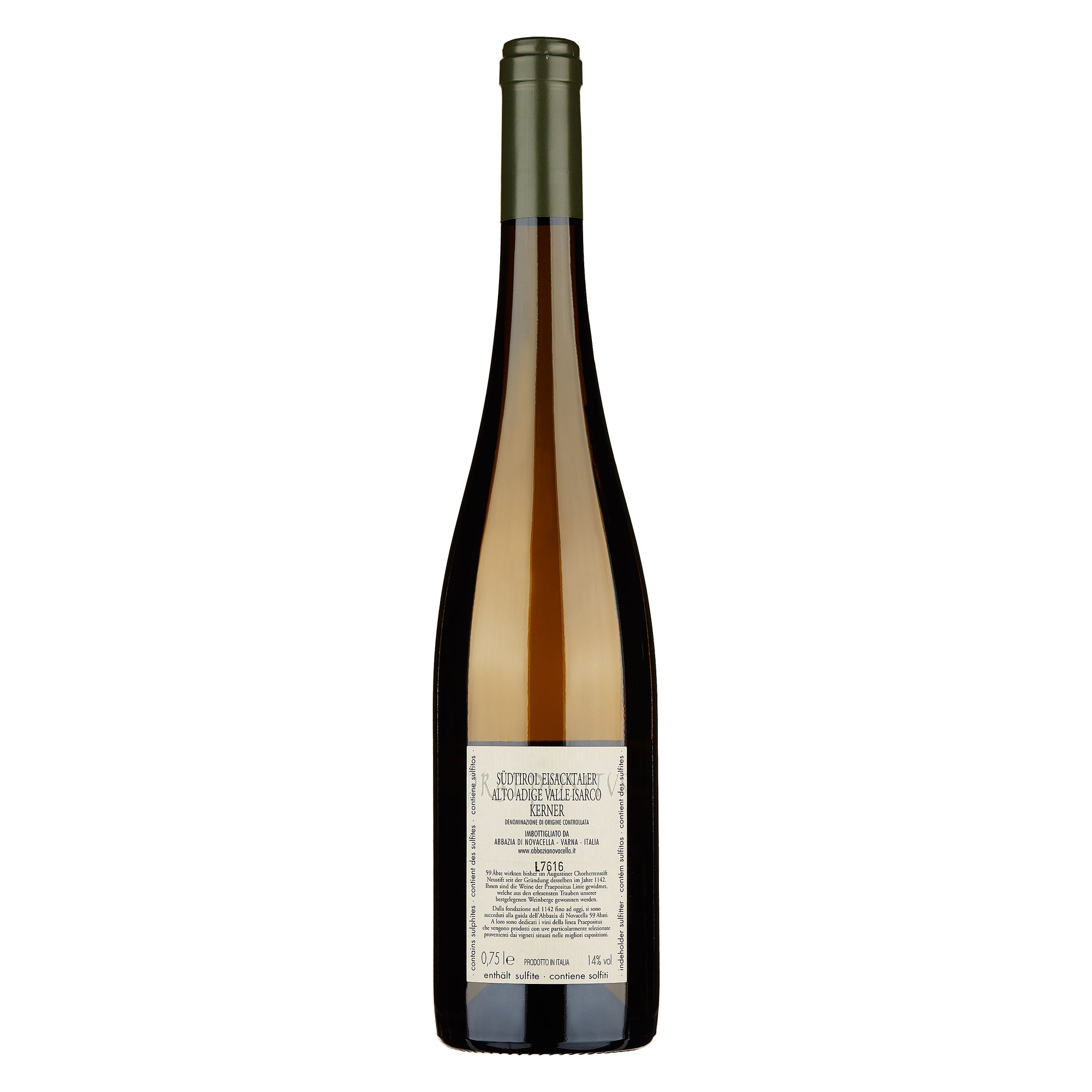 Alto Adige Kerner "Praepositus" 2024 - Abbazia di Novacella