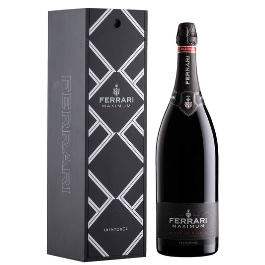 Trento DOC "Maximum" Blanc de Blancs Jéroboam - Ferrari (cassetta di legno)