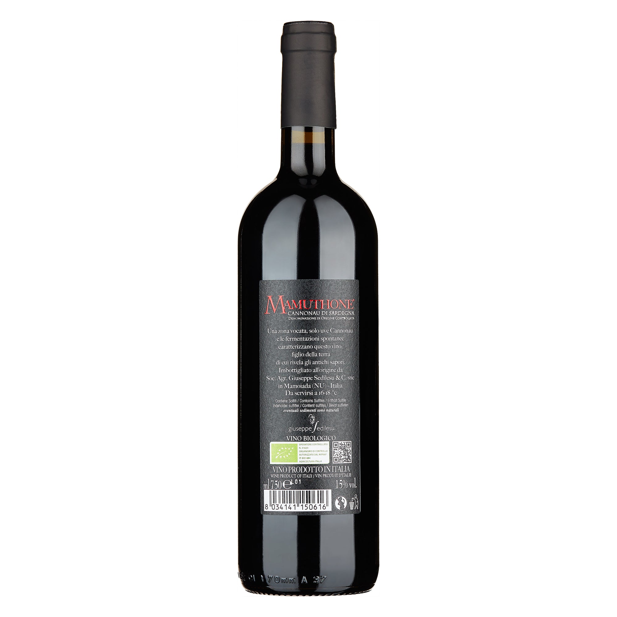 Cannonau di Sardegna DOC "Mamuthone" 2022 - Sedilesu