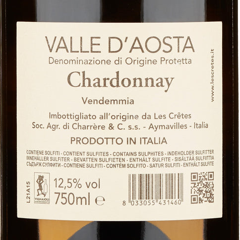 Valle d’Aosta Chardonnay DOP 2024 - Les Crêtes