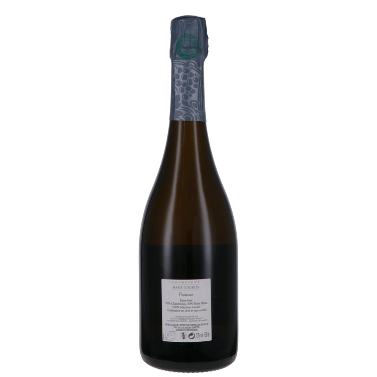 Champagne Extra-Brut "Présence" 2019 - Marie Courtin