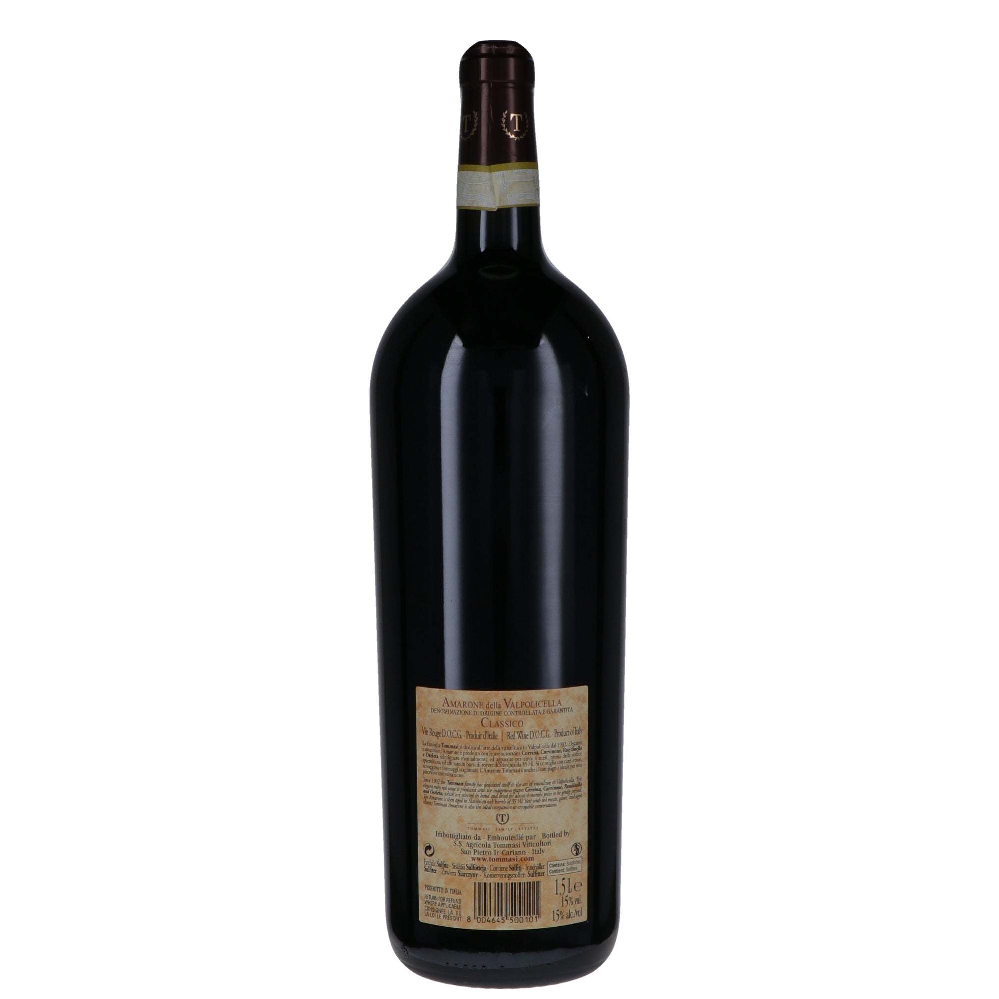 Amarone della Valpolicella Classico DOCG 2021 Magnum - Tommasi (cassetta di legno)