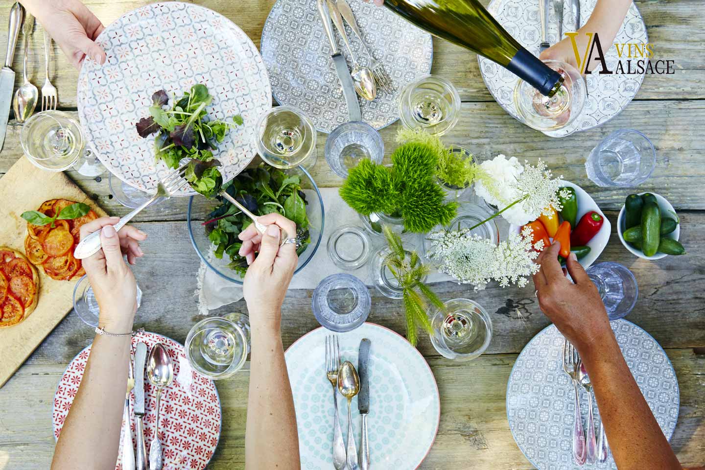 Pique-nique du 1er mai avec des vins d'Alsace