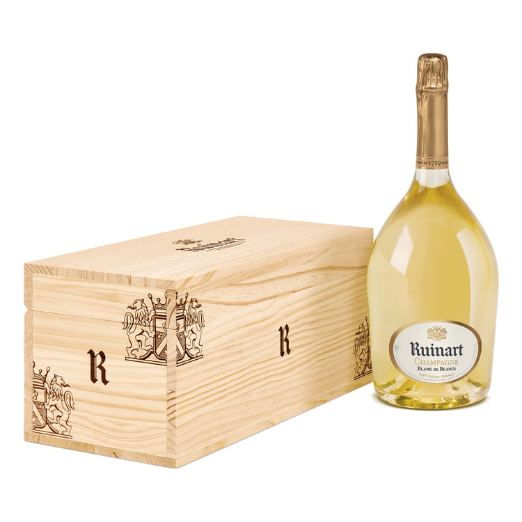 Champagne Brut Blanc de Blancs Jéroboam - Ruinart (cassetta di legno)