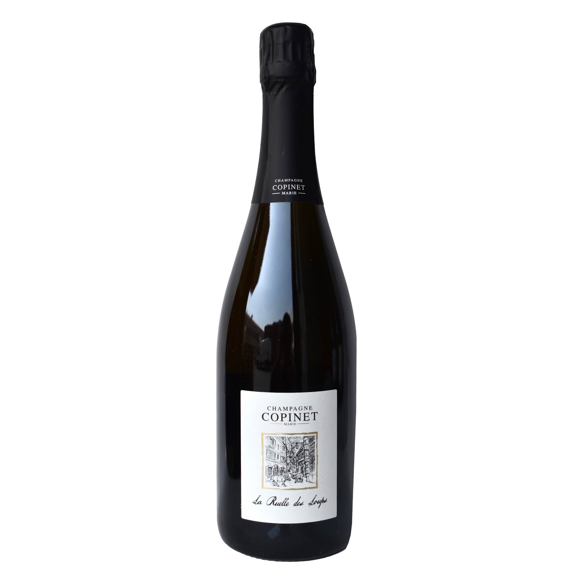 Champagne Brut Blanc de Noirs "La Ruelle des Loups" S.A. - Marie Copinet