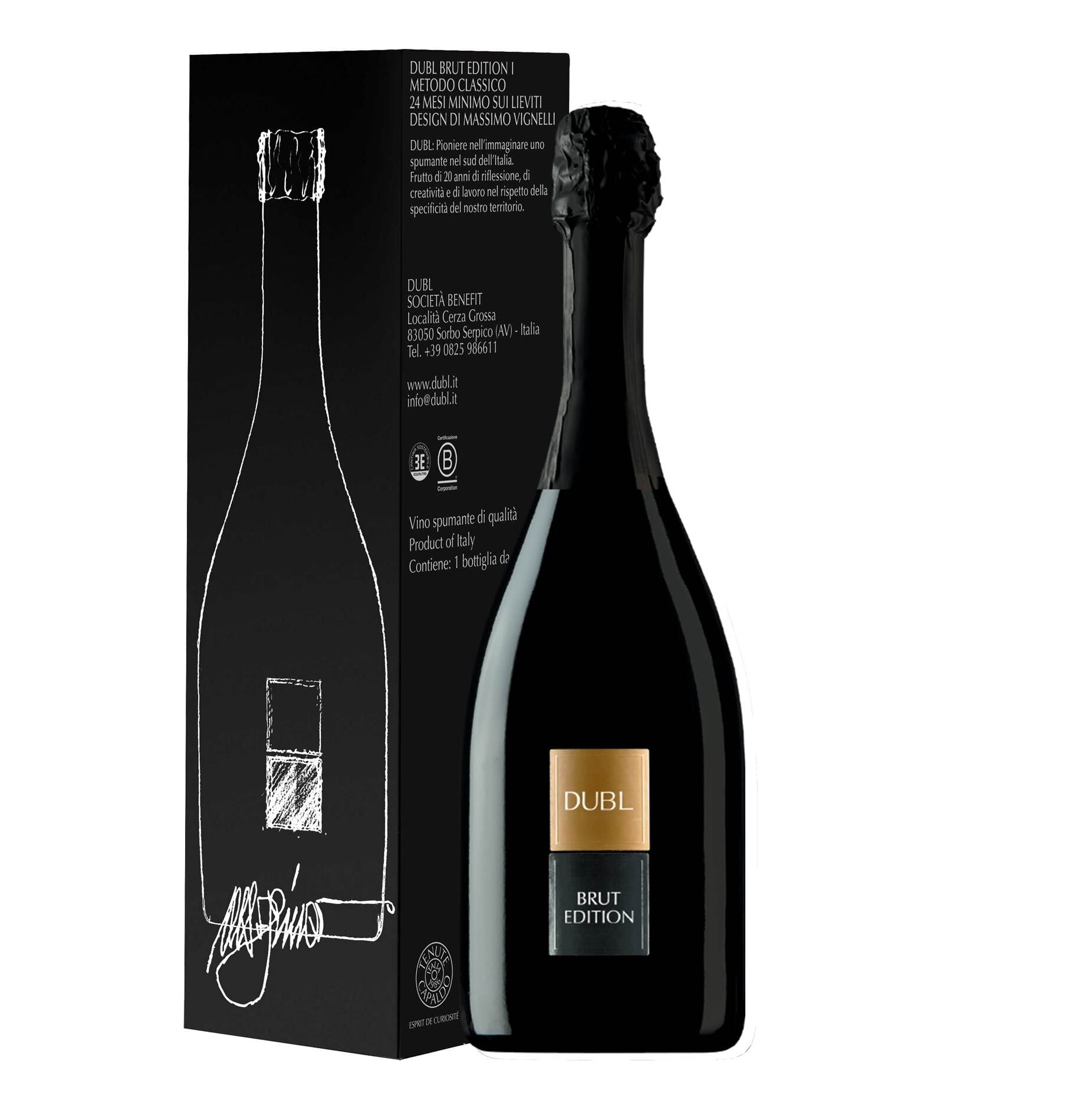Spumante Brut Metodo Classico "Edition V" - DUBL (astuccio)