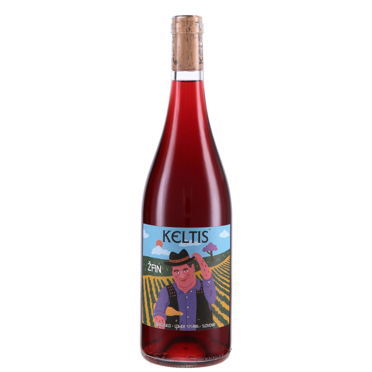 Vino Rosso "Žan Red" - Keltis