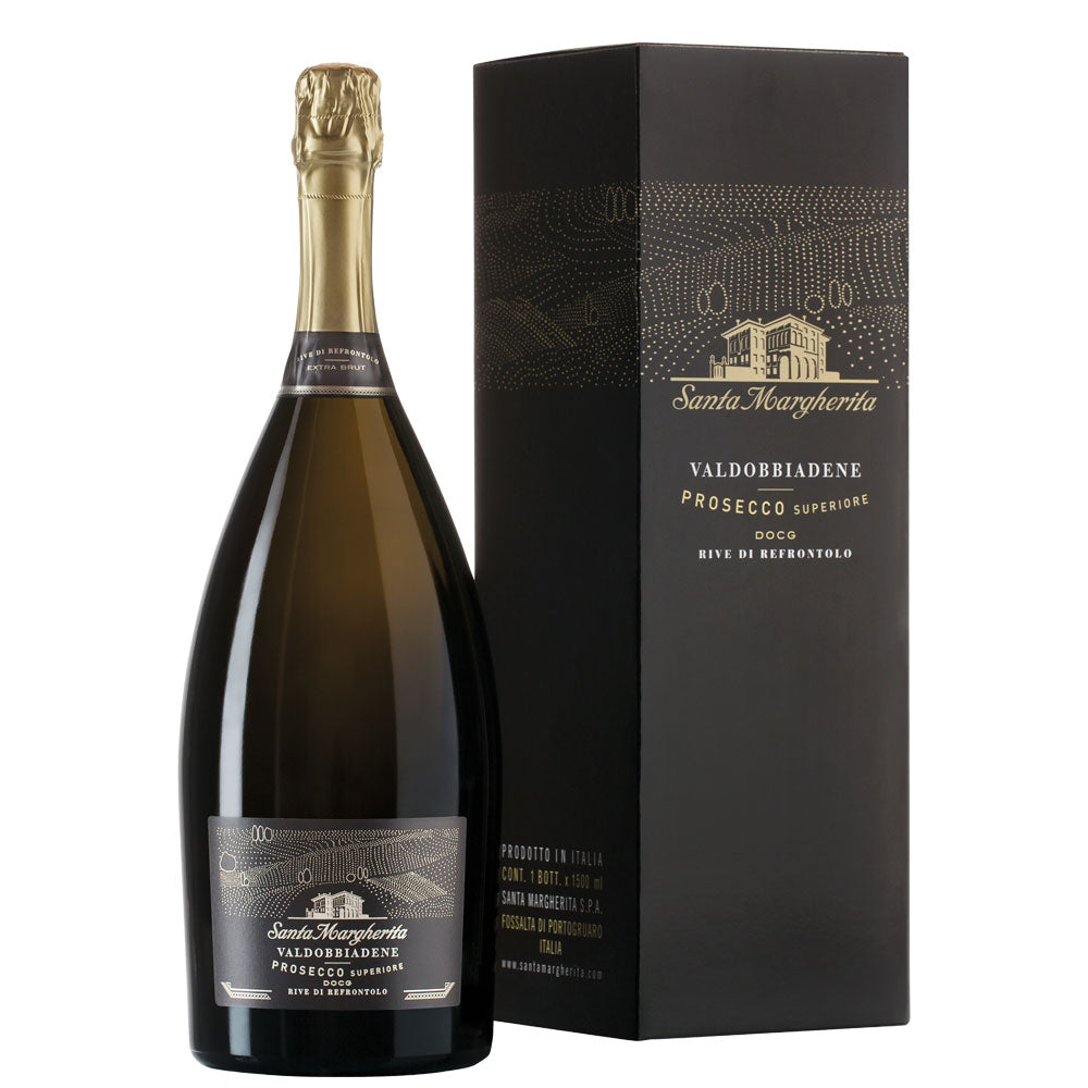 Conegliano Valdobbiadene Prosecco Superiore Rive di Refrontolo Extra Brut DOCG 2025 Magnum - Santa Margherita (astuccio)