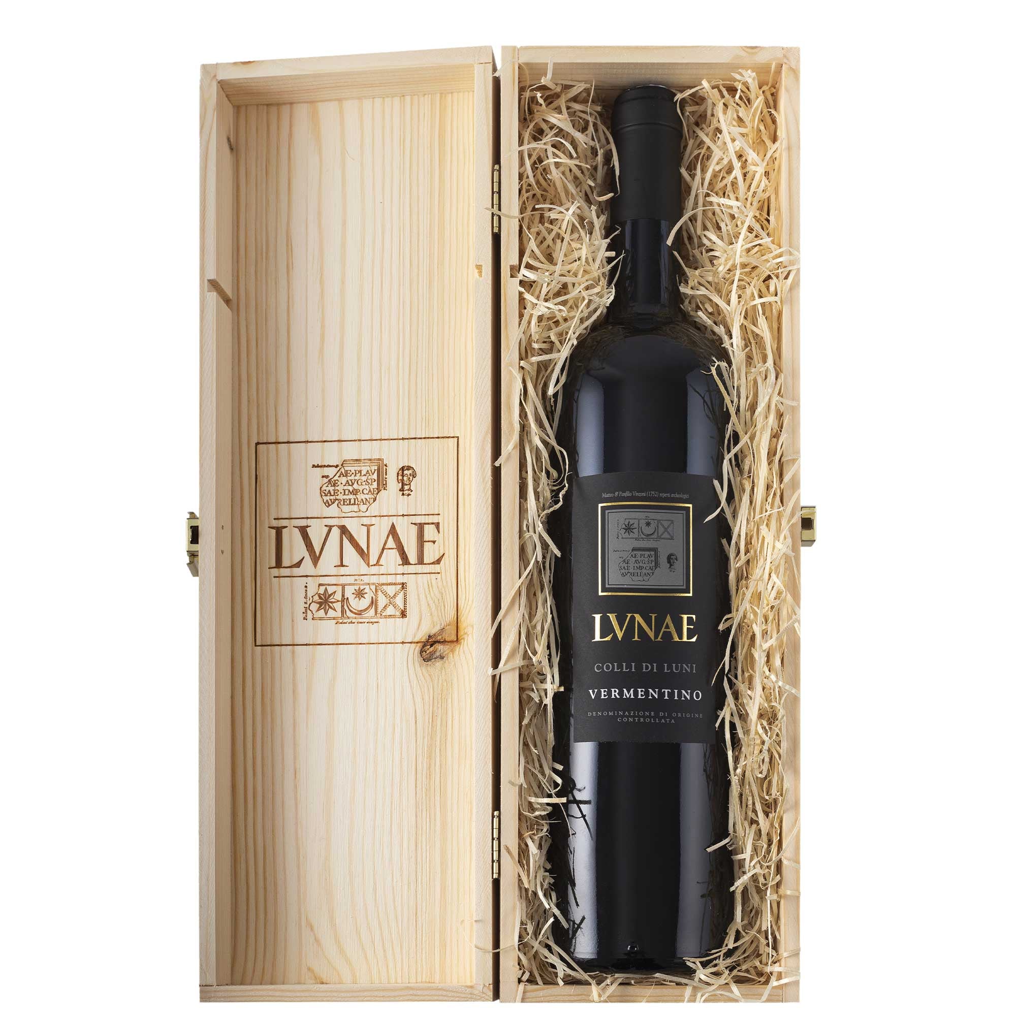 Colli di Luni Vermentino DOC "Etichetta Nera" 2025 Magnum - Lunae (cassetta di legno)