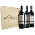 Langhe DOC “Baccanera” 2022 + Barbera d'Alba DOC "Suculé" 2022 + Nebbiolo D'Alba DOC "Nubiè" 2023 - Lo Zoccolaio (cassetta di legno 3 bottiglie)